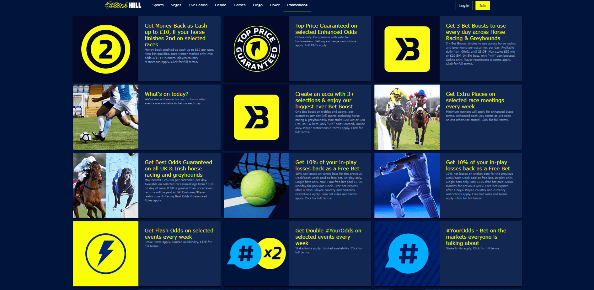 William Hill has the best promotions